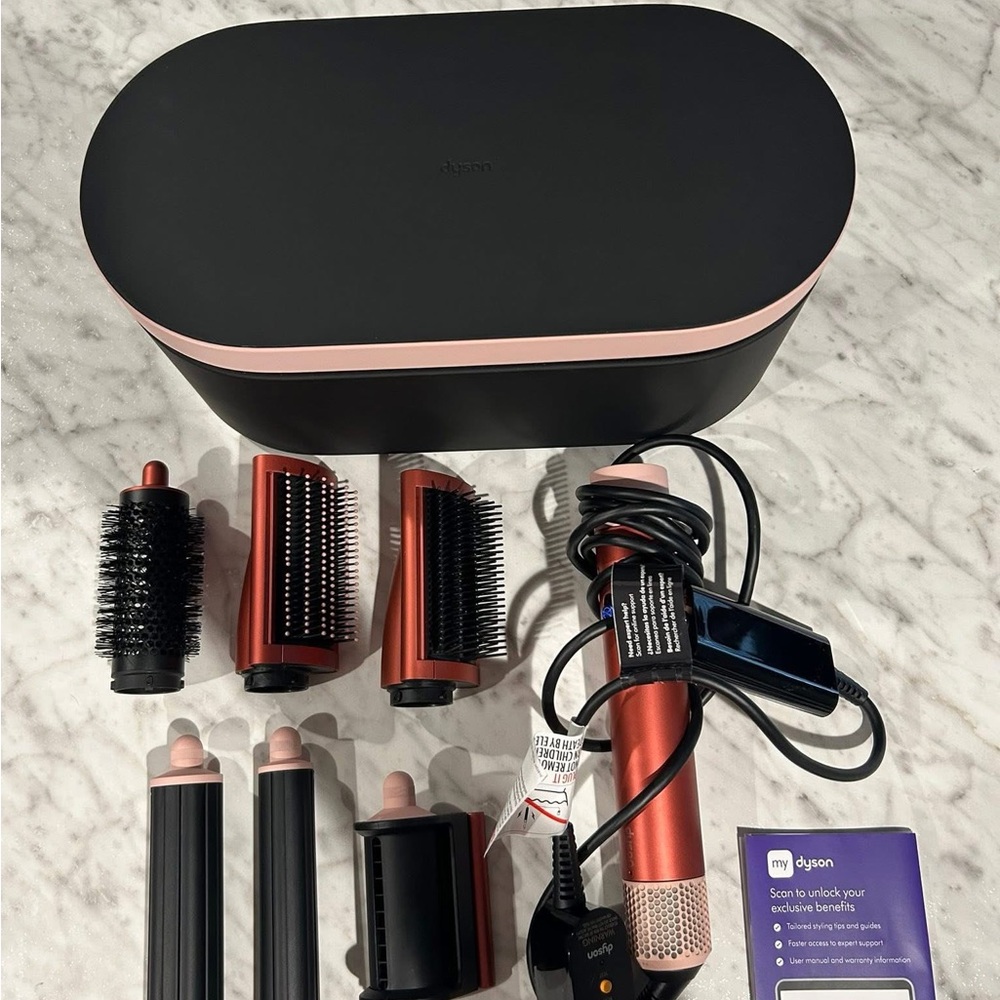 Dyson Black and Pink Hair Styling Kit